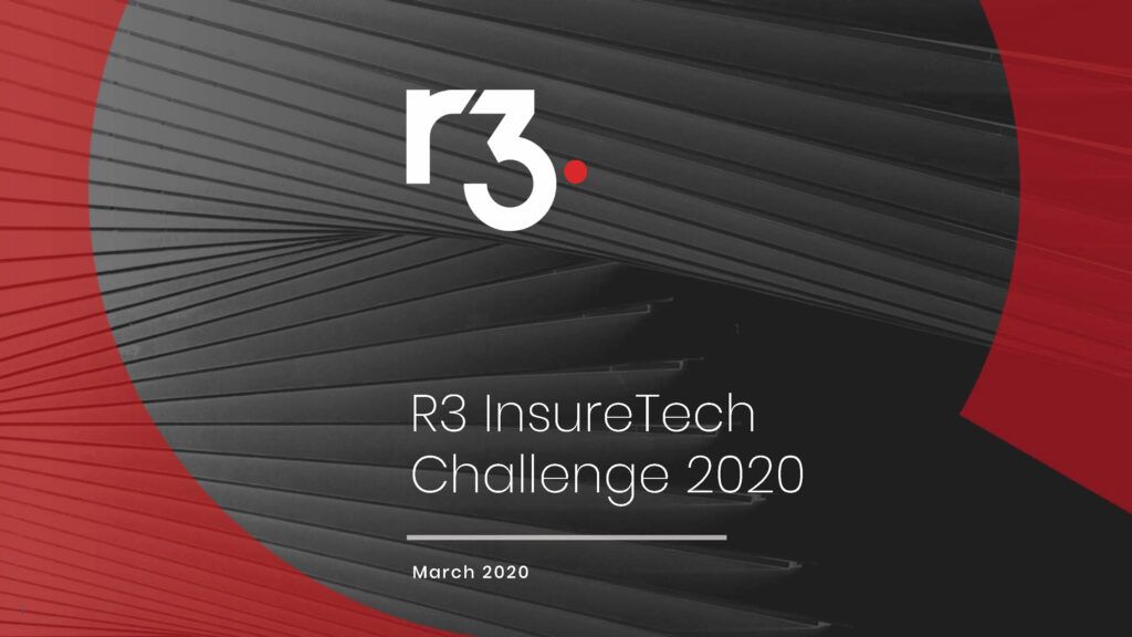 R3 Insurtech Challenge